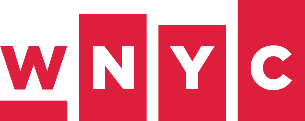 WNYC logo in bold red letters on a transparent background.